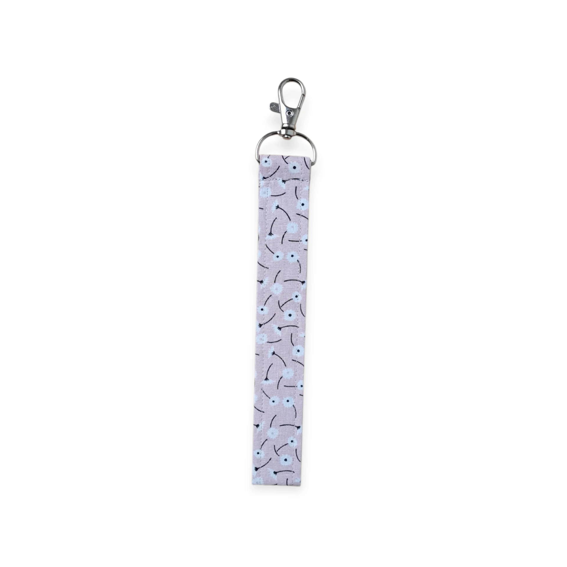 Porte-clés dragonne en tissu - Cadeau Institutrice & Nounou (A)