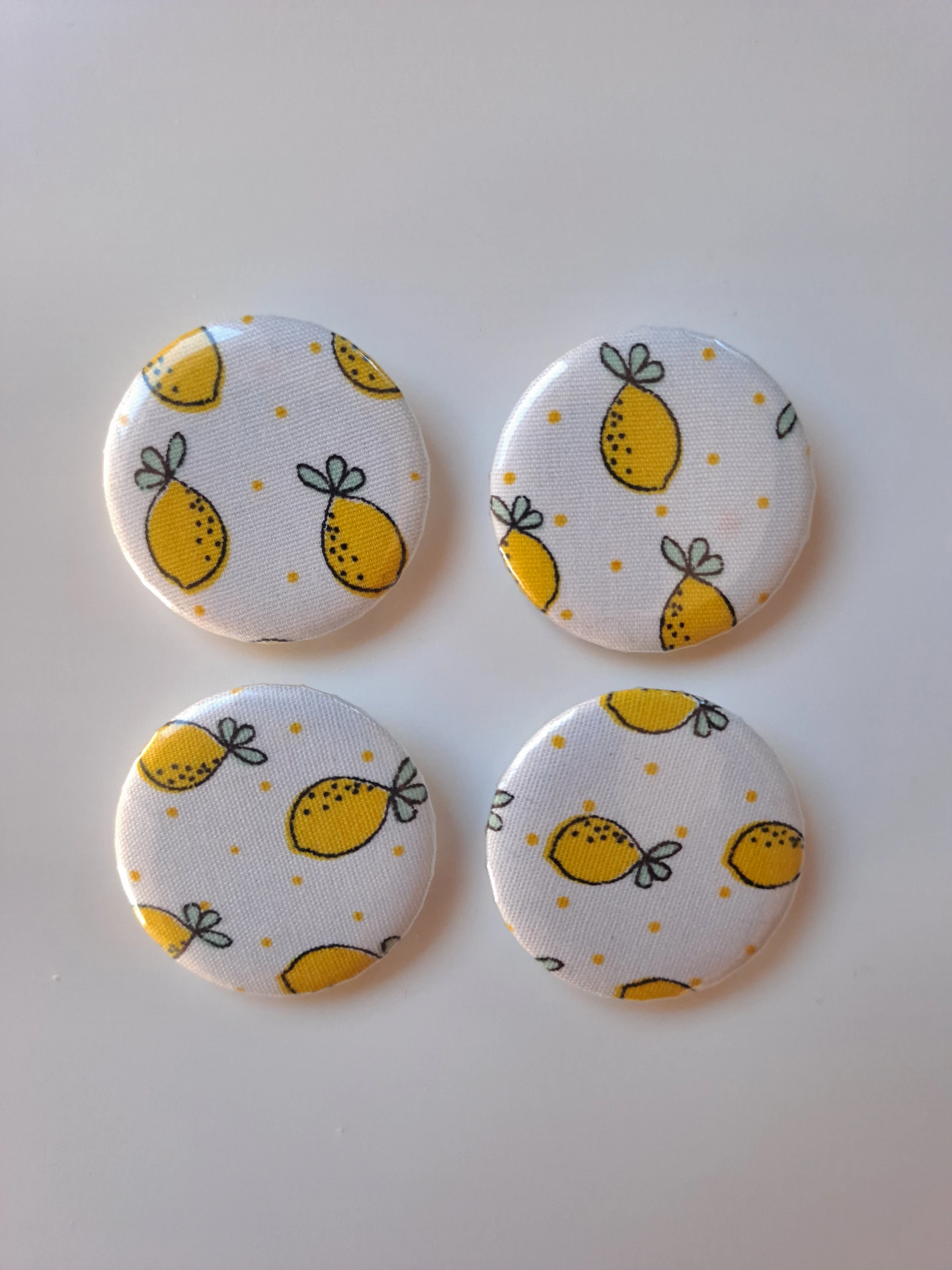 Badges "Jardin Bohème" (Citron)