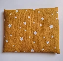 Bouillotte sèche aux graines de lin en tissu
